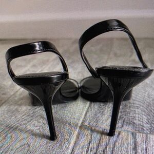 Elegant Black High Heel Sandals